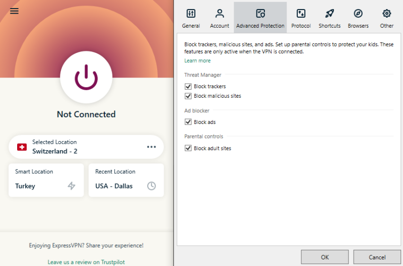 ExpressVPN-intuitive-UI ExpressVPN intuitive UI