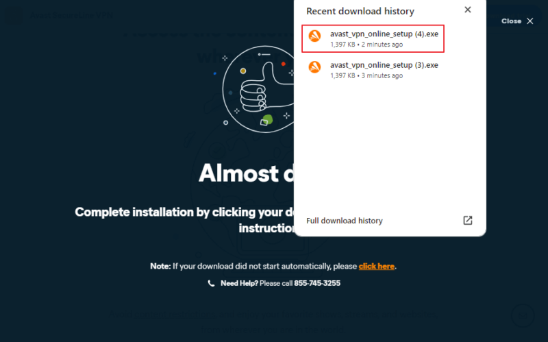 install avast vpn