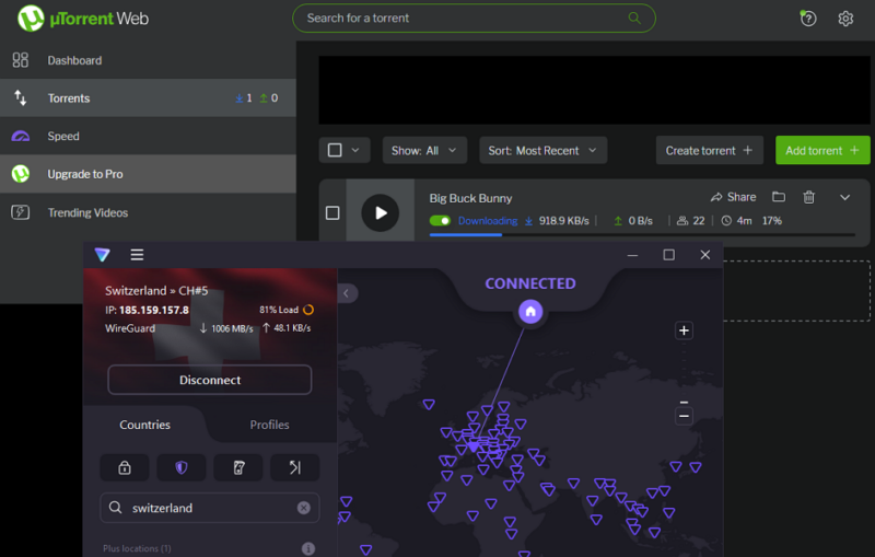 ProtonVPN for torrenting