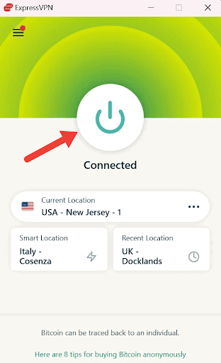 connect to expressvpn