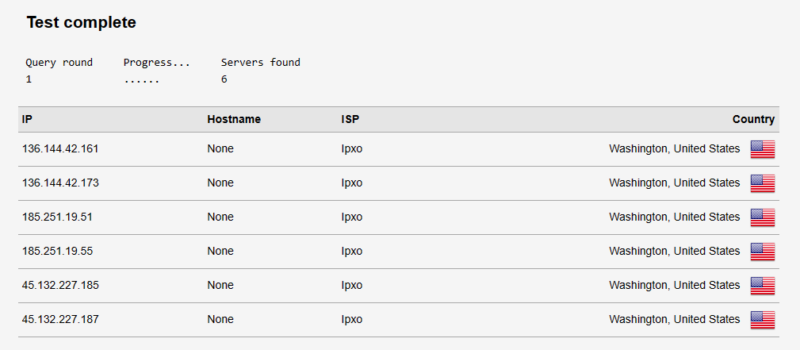 expressvpn dns leak test