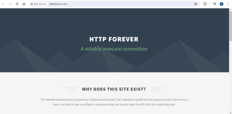 https forever homepage