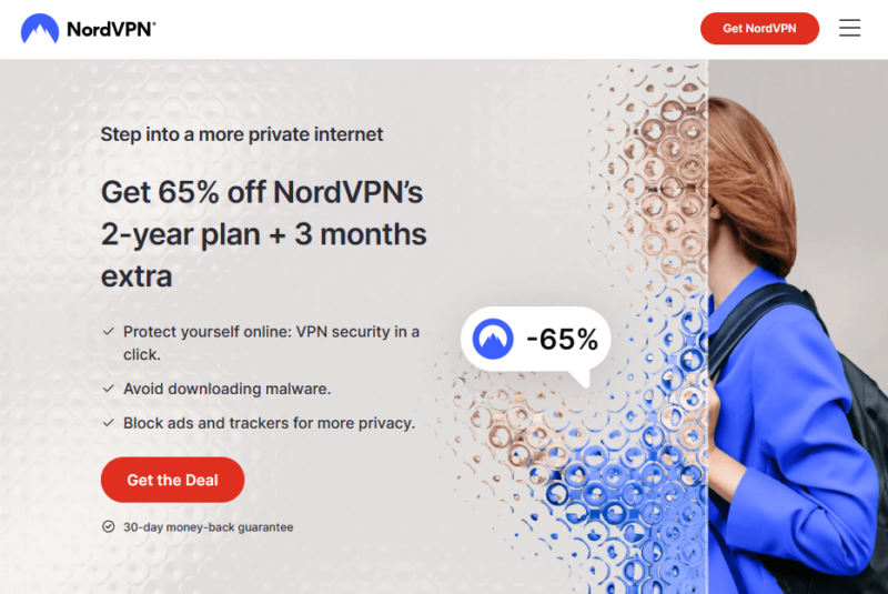 nordvpn homepage