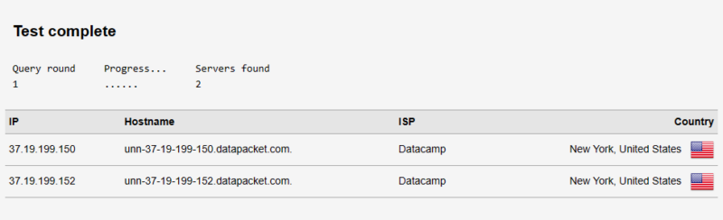 protonvpn dns leak test