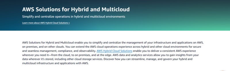 AWS Hybrid
