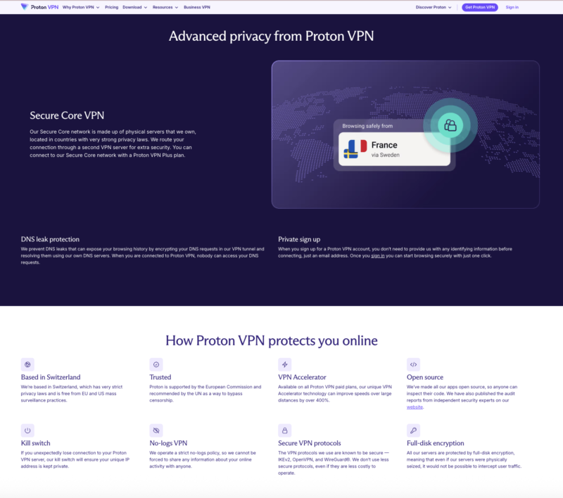 ProtonVPN-security ProtonVPN security