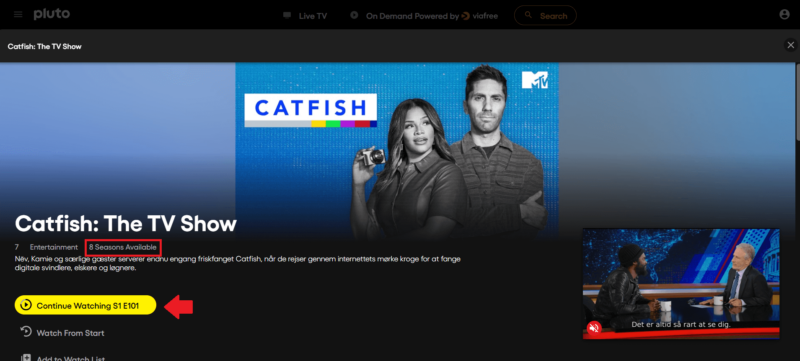 catfish plutotv
