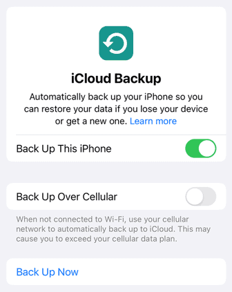 icloud backup