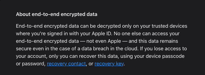 icloud encryption