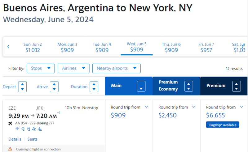Expensive flight prices