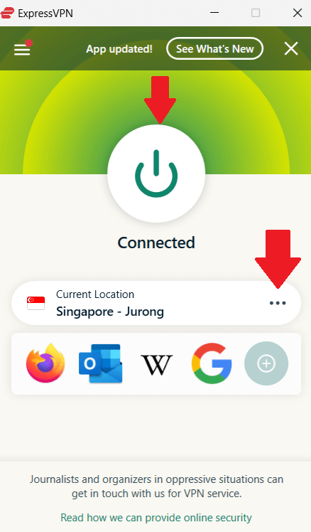 expressvpn singapore