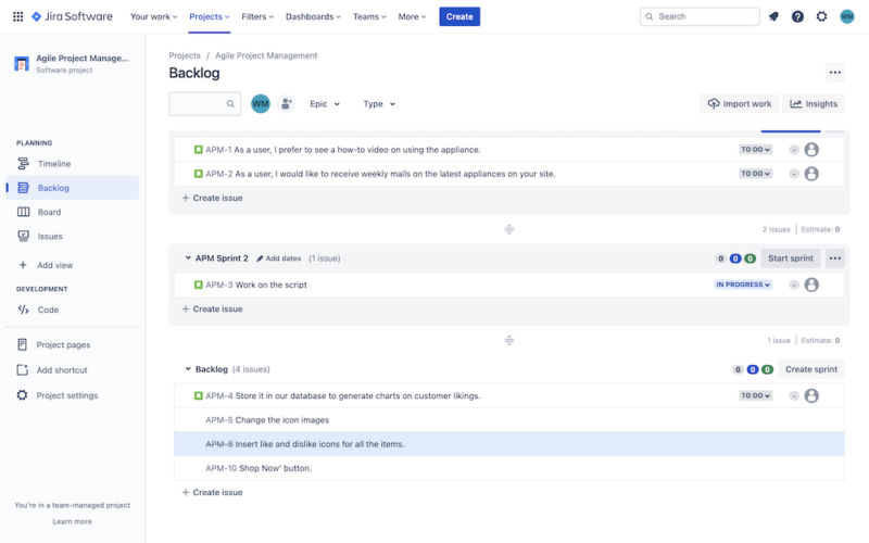 jira agile tool