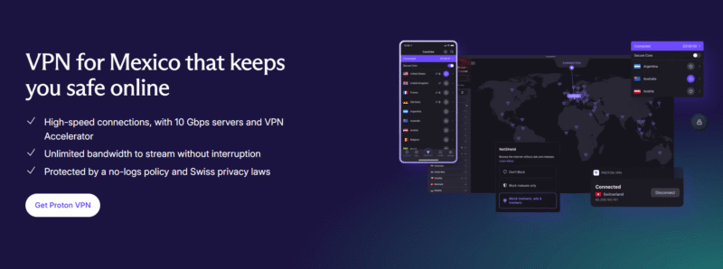 proton vpn mexico