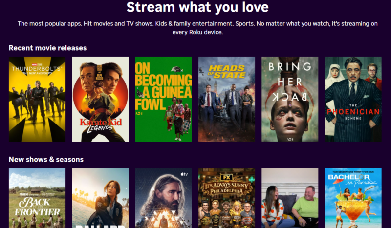 what is roku streaming
