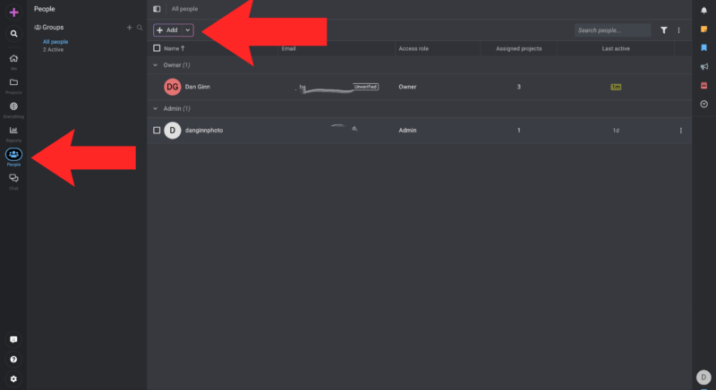proofhub add new users