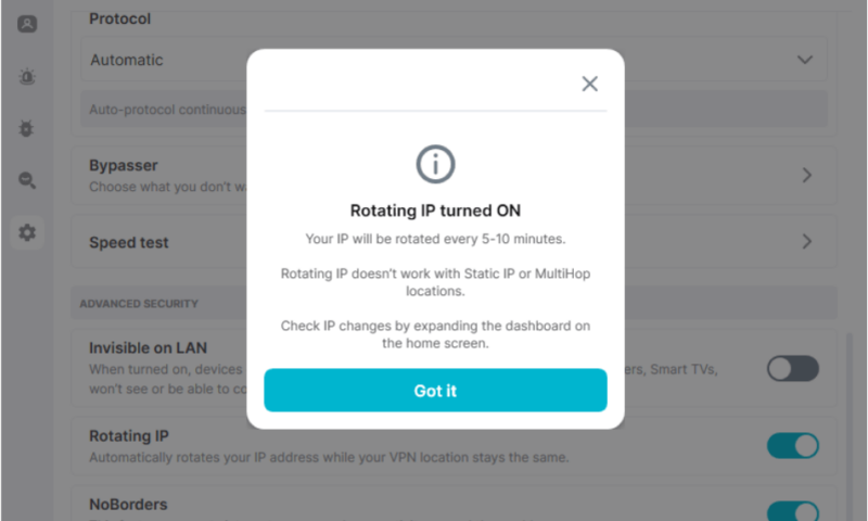 surfshark review rotating ip
