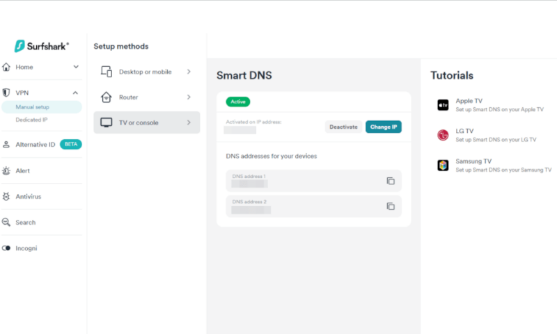 surfshark review smart dns