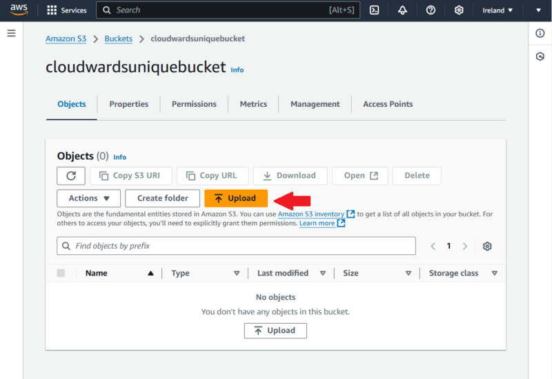 Upload Object
