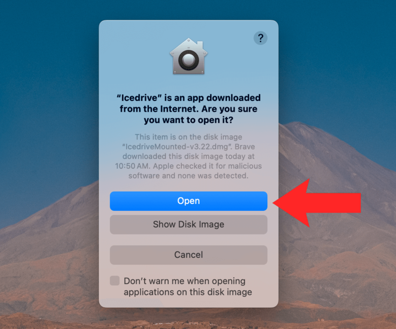 icedrive virtual drive instillation