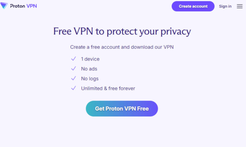 best-vpns-chrome-proton-vpn-free