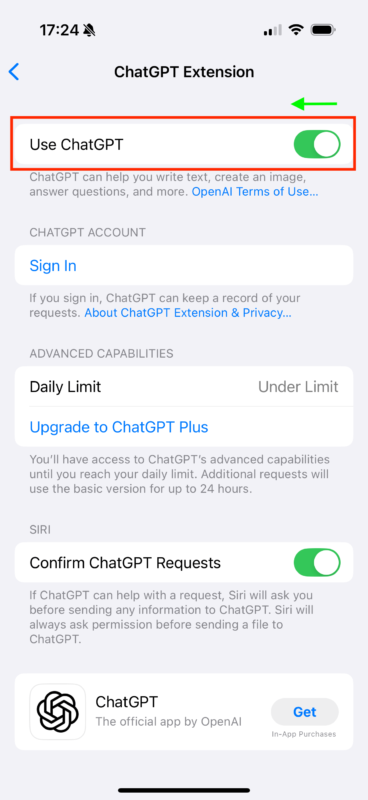 ios-disable-chatgpt-siri ios disable chatgpt siri
