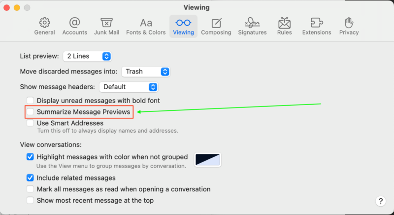 macos-turn-off-email-summary macos turn off email summary