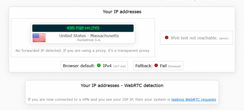 Free VPNs NordVPN DNS Testing