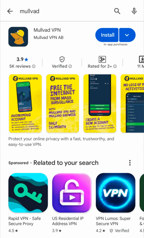 install mullvad