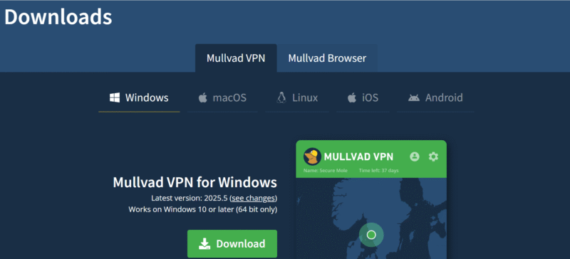 mullvad download