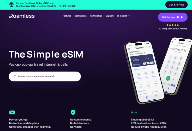 roamless-site roamless site