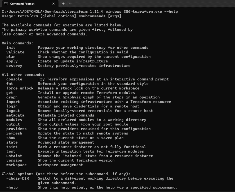 terraform terraform