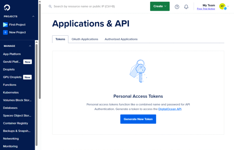 DigitalOcean API