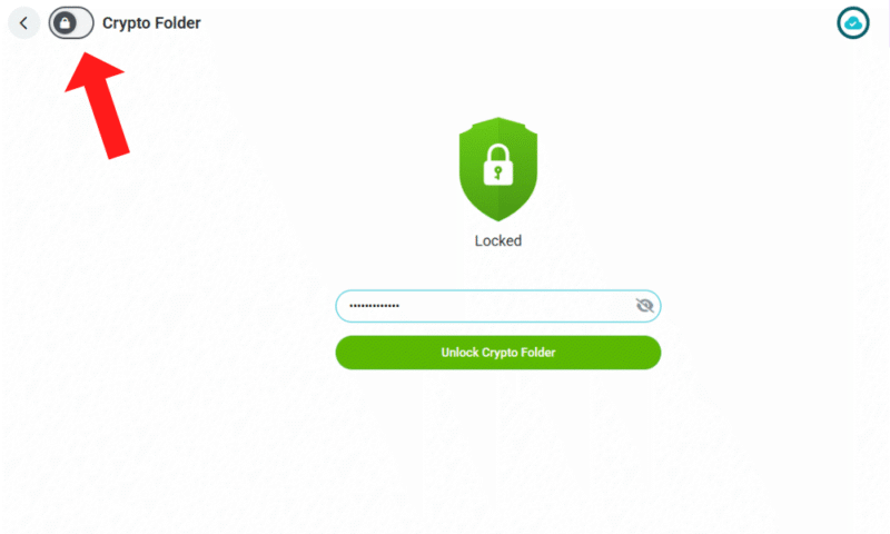 anonymous pcloud lock