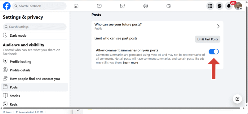 comment summaries
