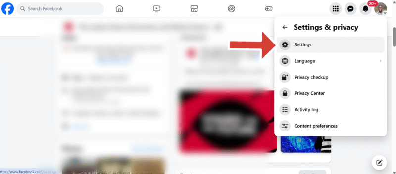 facebook settings