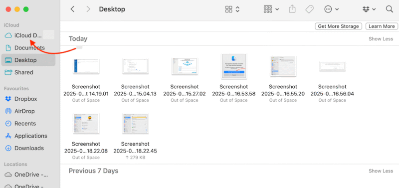 iCloud Drive accessibility