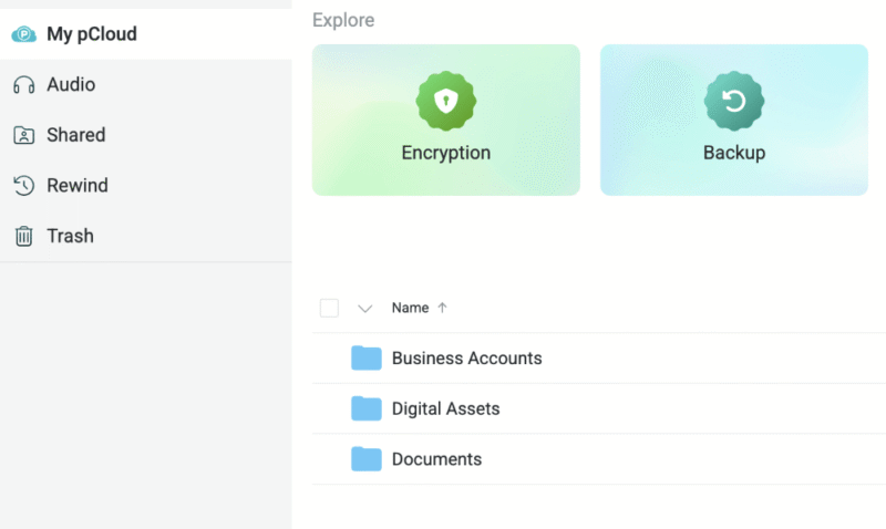 pcloud-ui pcloud ui