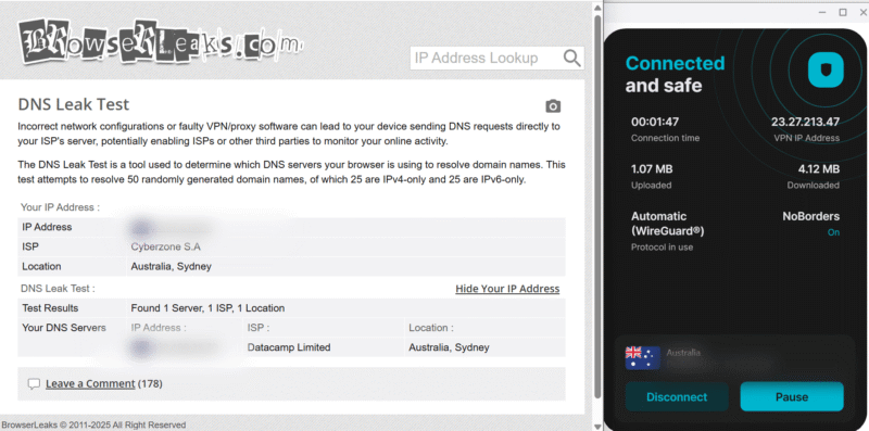 surfshark dns leak testing