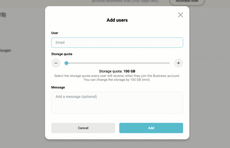 Pcloud new user