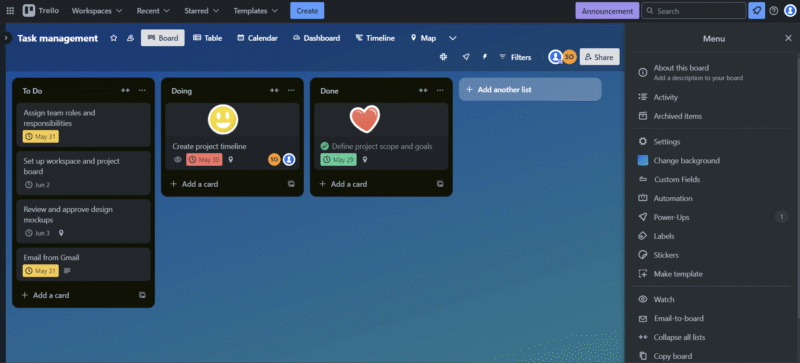 Trello Kanbanboards