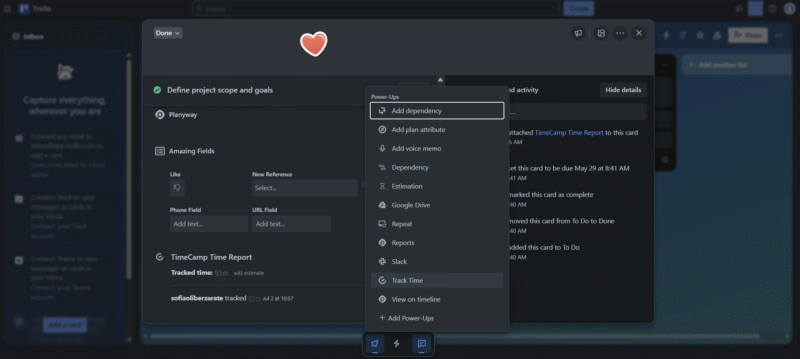 Trello Time Tracker Power Up