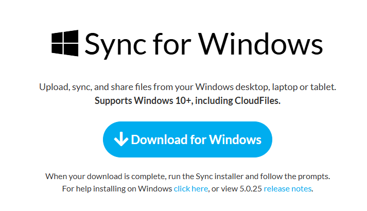 download sync.com
