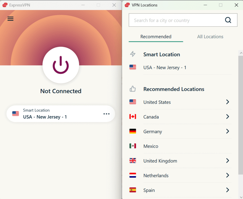 expressvpn New Jersey usa