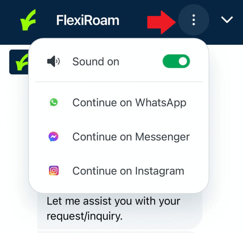 flexiroam support options