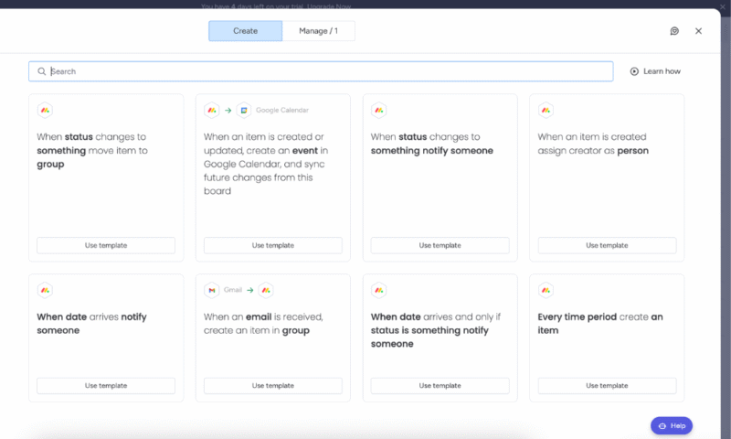 monday automations