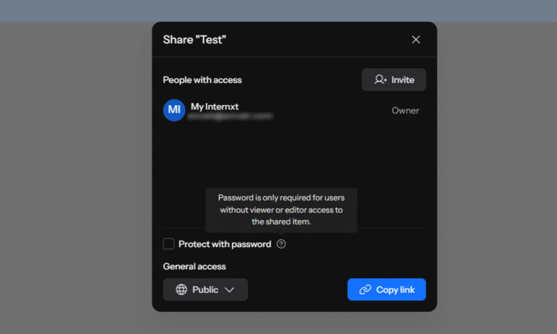 nonprofit storage internxt sharing