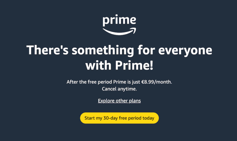 prime video free trial