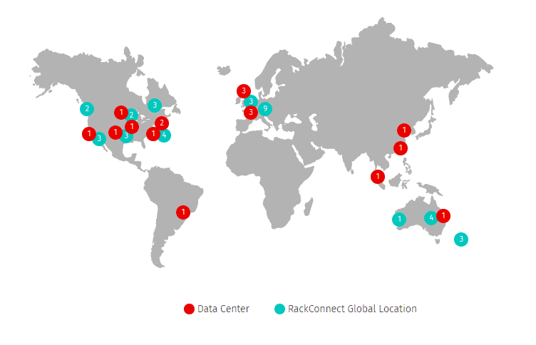 rackspace map