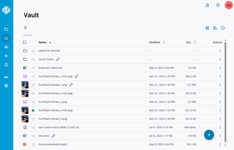 sync.com vault