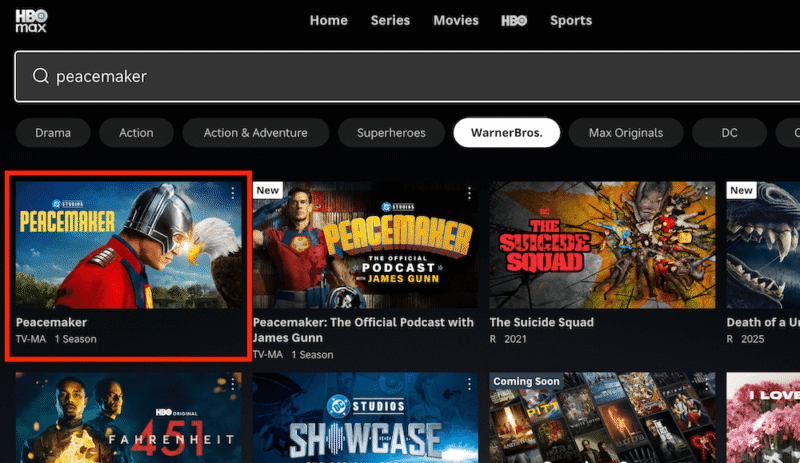 where to watch peacemaker season 2 hbo max